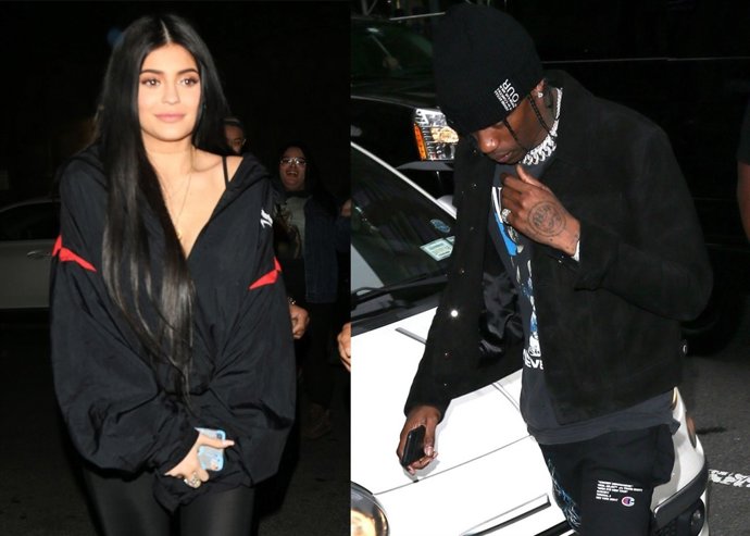 Kylie Jenner en la fiesta de cumpleaños de Travis Scott