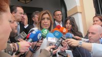 Susana Díaz sobre la moción de censura: "El 1 de mayo es muy importante como para hablar de Iglesias y su propio ego"