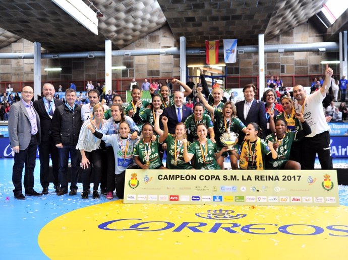 El Rocasa Gran Canaria, campeón de la Copa de la Reina de balonmano
