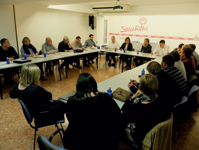 La Comisión Ejecutiva del PSOE del Alto Aragón 