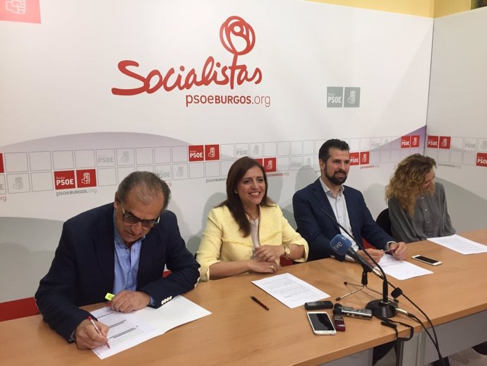  Burgos: Tudanca Con Los Responsables Del PSOE En Burgos