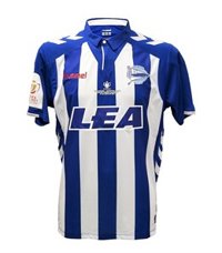 El Alavés jugará con la camiseta "histórica" albiazul la final de Copa