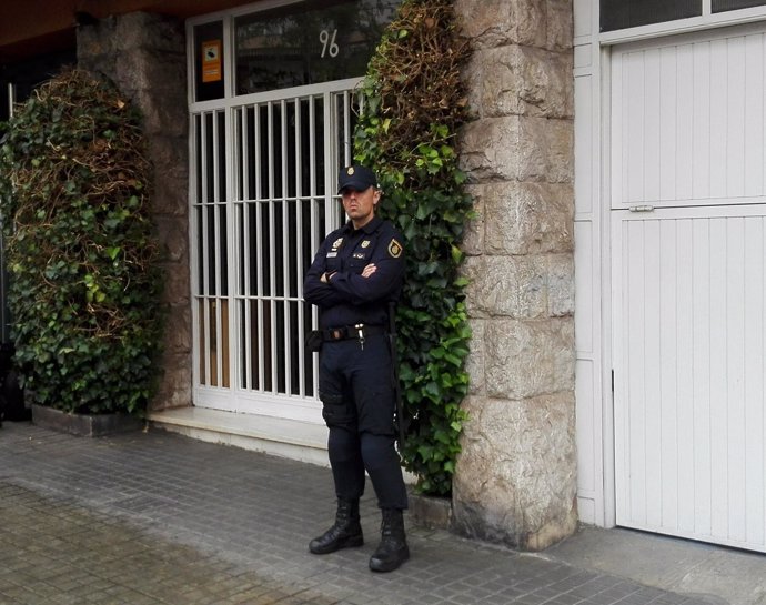 Registro de la Policía Nacional en la casa de Jordi Pujol