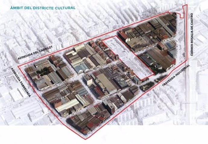 El Distrito Cultural de L'Hospitalet ocupará una área de 26 hectáreas