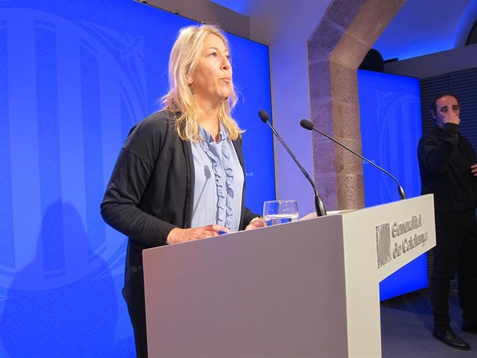 La portaveu del Govern, Neus Munté