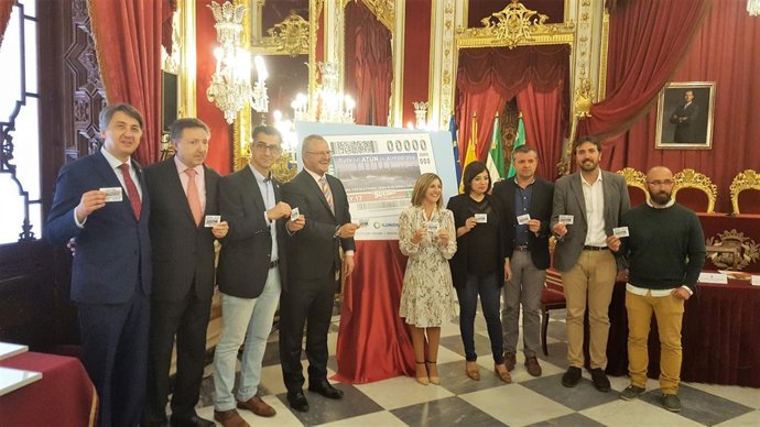 Presentación del cupón de la ONCE dedicado a las almadrabas