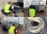 La Guardia Civil detiene a dos personas dedicadas a sustraer objetos en fincas y granjas de Lorca