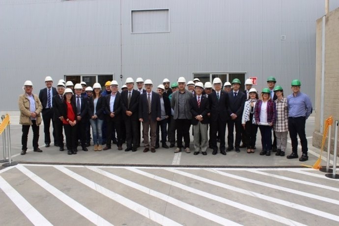 La inauguración de la nueva planta de Kao, en Mollet del Vallès
