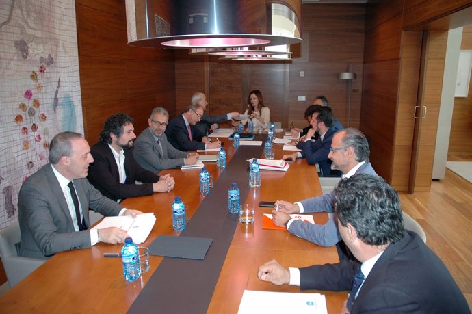 Reunión del Consejo de Cuentas en las Cortes. 