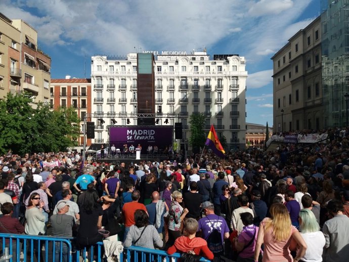 Acto del Dos de Mayo de Podemos Madrid