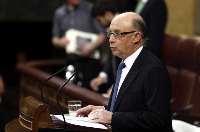 Cristóbal Montoro presenta en el Congrés els Pressupostos