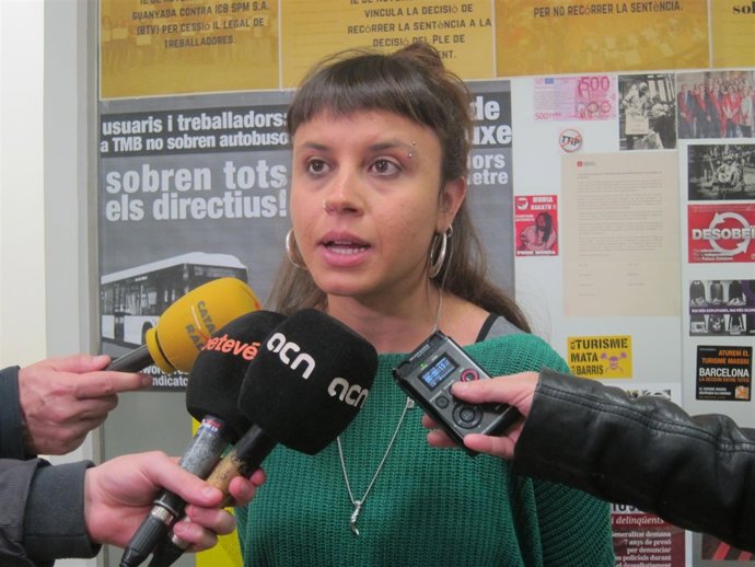  La Concejal De La CUP Maria Rovira                         