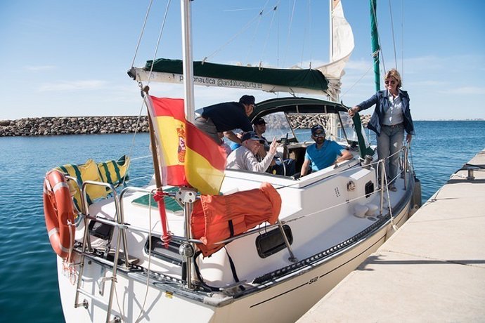 Terapia en el mar con personas con discapacidad gravemente afectadas