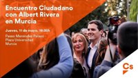 Albert Rivera protagoniza la próxima semana un acto en la plaza de la Universidad de Murcia