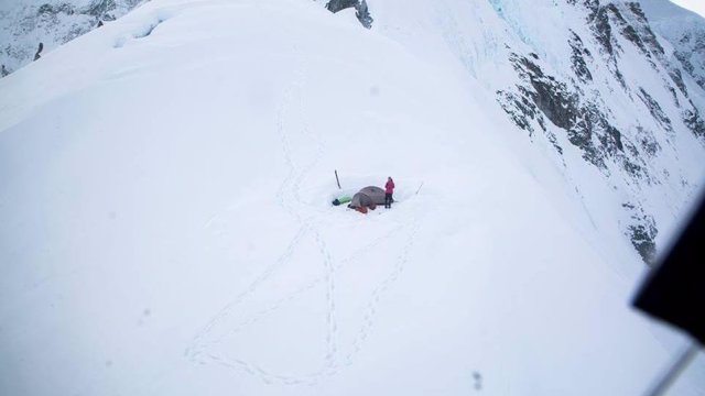 Montañista argentina atrapada en Canáda