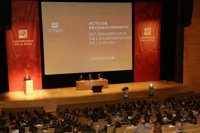 La UR agradece la cooperación con el campus en sus 25 años con la mirada puesta en "seguir haciendo las cosas bien"