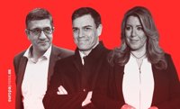 Susana Díaz quiere ganar la primera batalla a Pedro Sánchez superando sus 40.000 avales de 2014