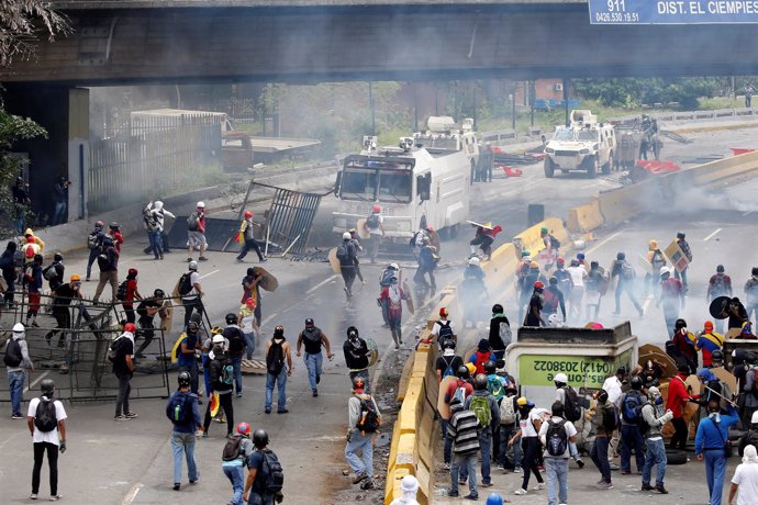 Disturbios en Caracas 