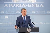 Urkullu: "El acuerdo sobre el Cupo refuerza la bilateralidad y autogobierno vasco"