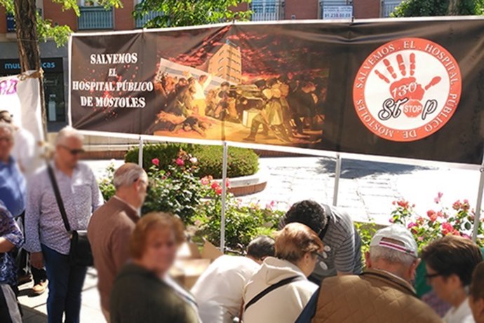 Plataforma hospital Móstoles