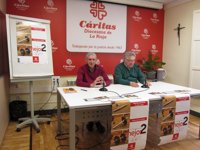 Cáritas La Rioja anima a marcar la doble 'X' del IRPF, de la que ha recibido en los últimos 5 años medio millón €