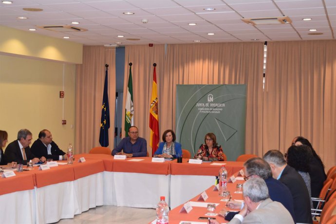 Sánchez Rubio se reúne con representantes de la Mesa del Tercer Sector