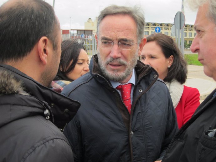 Felipe López en una visita a Córdoba