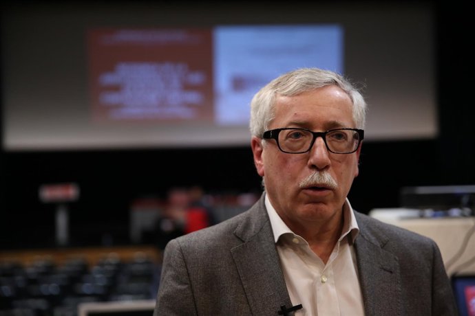 El secretario general de CC.OO., Ignacio Fernández Toxo