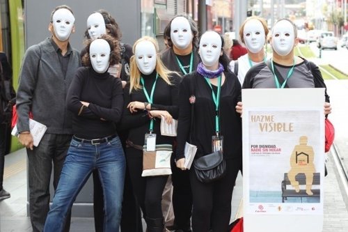 Campaña 'Hazme Visible' de personas sin hogar