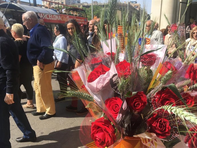 Parades de roses aquest Sant Jordi 