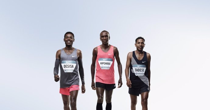 Kipchoge, Desisa y Tadese intentarán batir el récord de las 2 horas en maratón