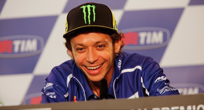 Valentino Rossi en rueda de prensa