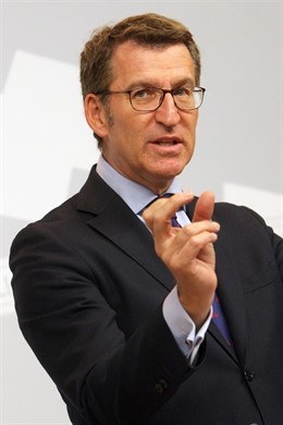 El presidente de la Xunta, Alberto Núñez Feijóo