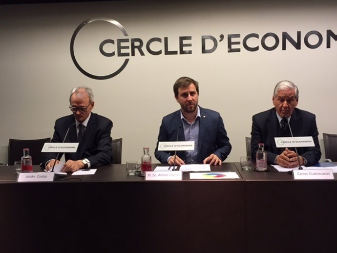 Antón Costas, Toni Comín y Carlos Cuatrecasas