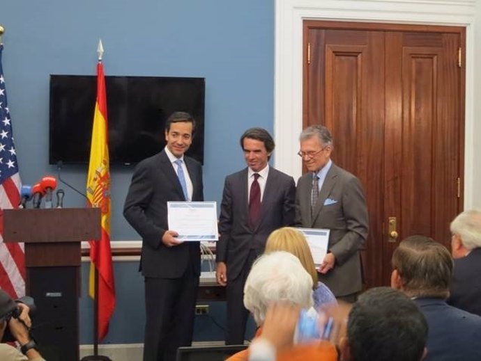 Aznar entrega en Washington el Premio FAES de la Libertad