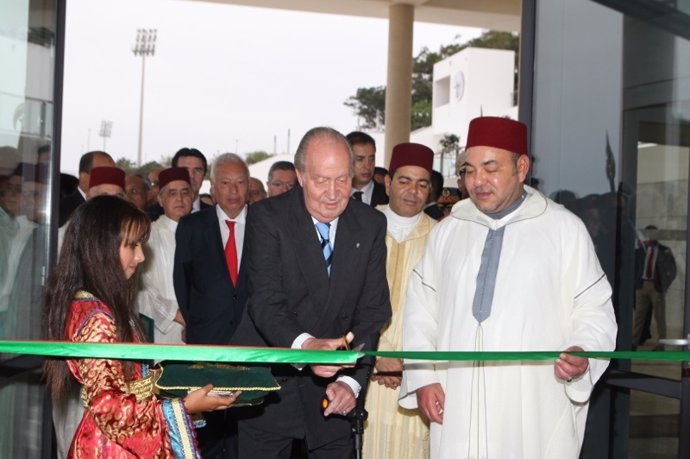 El Rey Juan Carlos con Mohamed VI