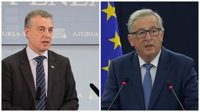 Juncker, que no recibió a Puigdemont, se verá con Urkullu para hablar de temas económicos y de refugiados