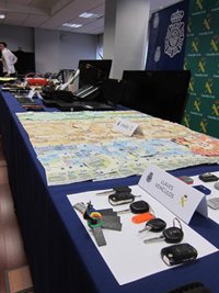 59 detenidos y esclarecidos 126 robos por valor de 20 millones