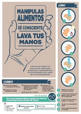 Campaña dirigida a manipuladores de alimentos