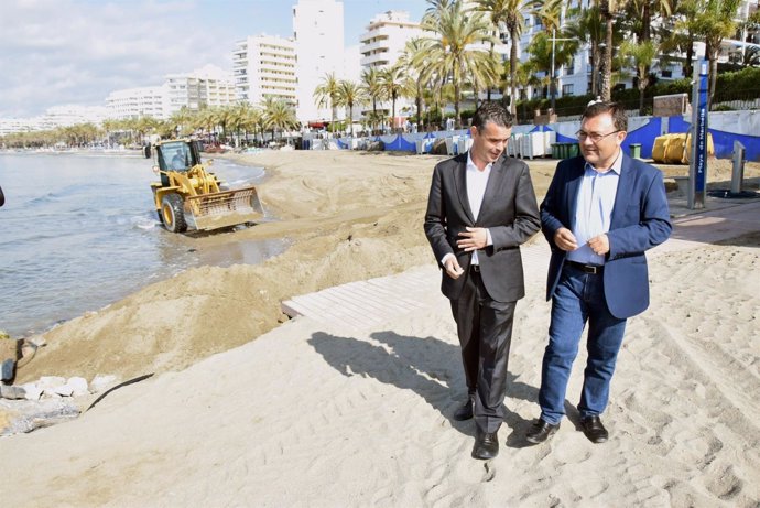 Heredia y bernal marbella playas estabilización obras arena regeneración