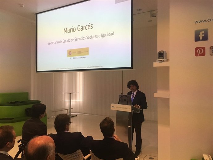 El secretario de Estado de Servicios Sociales, Mario Garcés