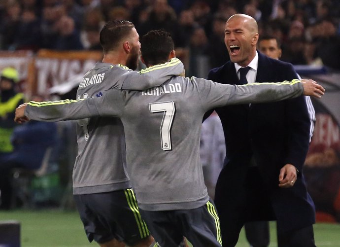 Zidane, Ramos y Cristiano Ronaldo
