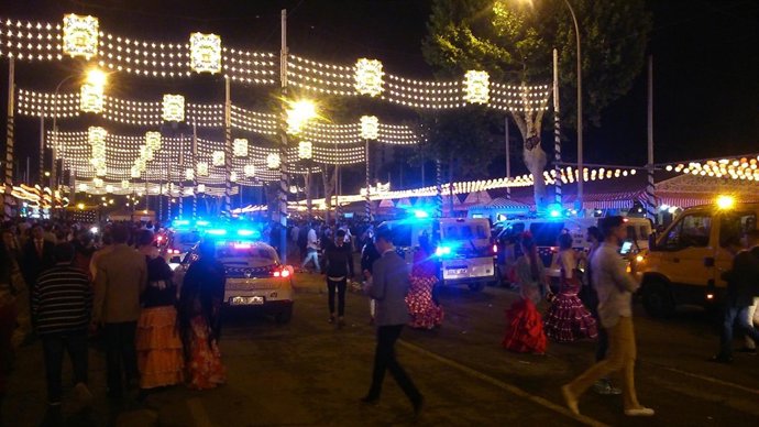 Intervención policial en la Feria.