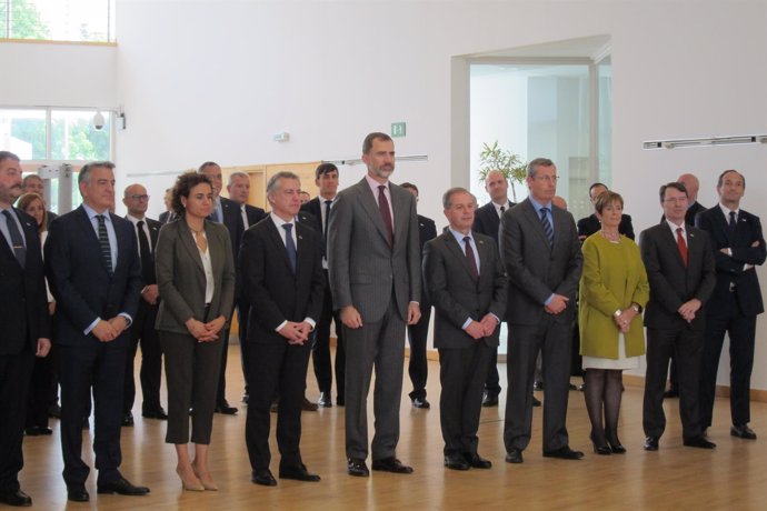 El Rey Felipe VI en un acto en San Sebastián