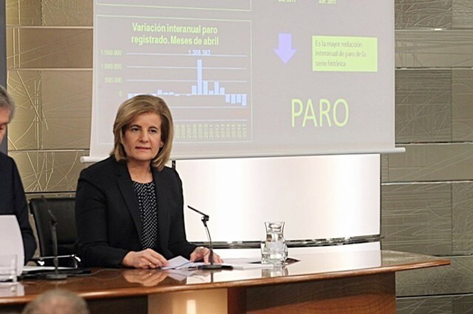 Fátima Báñez tras el Consejo de Ministros