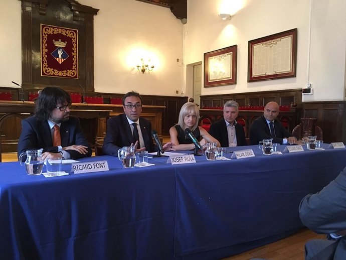 Ricard Font, Josep Rull y Pilar Díaz