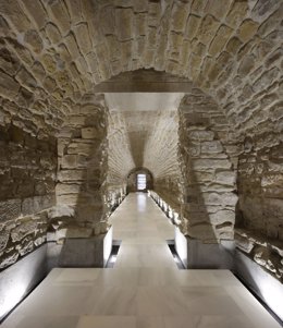 Bóvedas del antiguo Pósito Real de Porcuna tras su restauración.