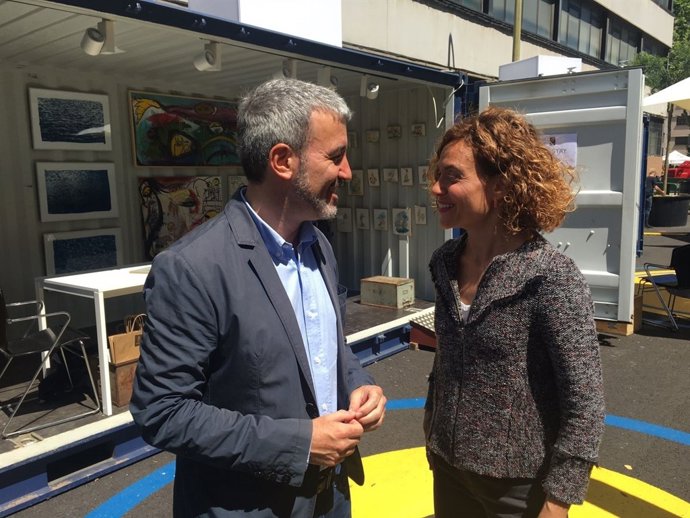 Jaume Collboni i Meritxell Batet