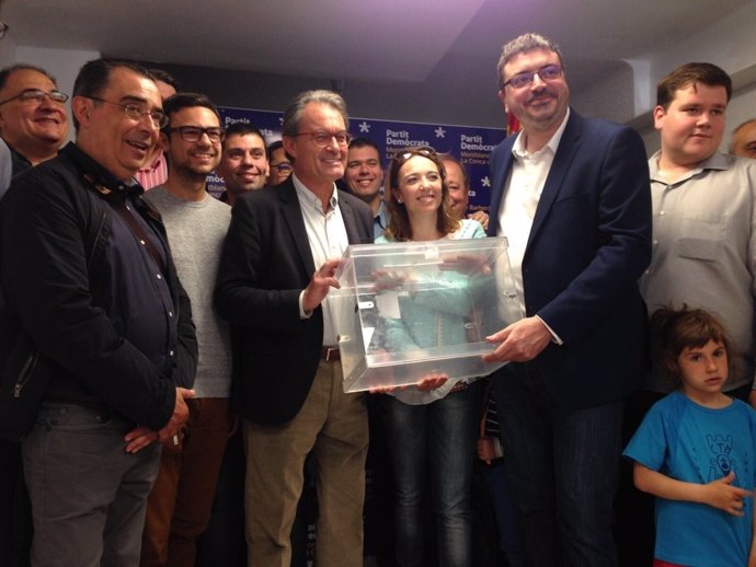 Artur Mas (PDeCAT) en Montblanc