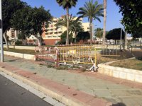 PSOE critica la "falta" de mantenimiento del parque David Bisbal de Almería